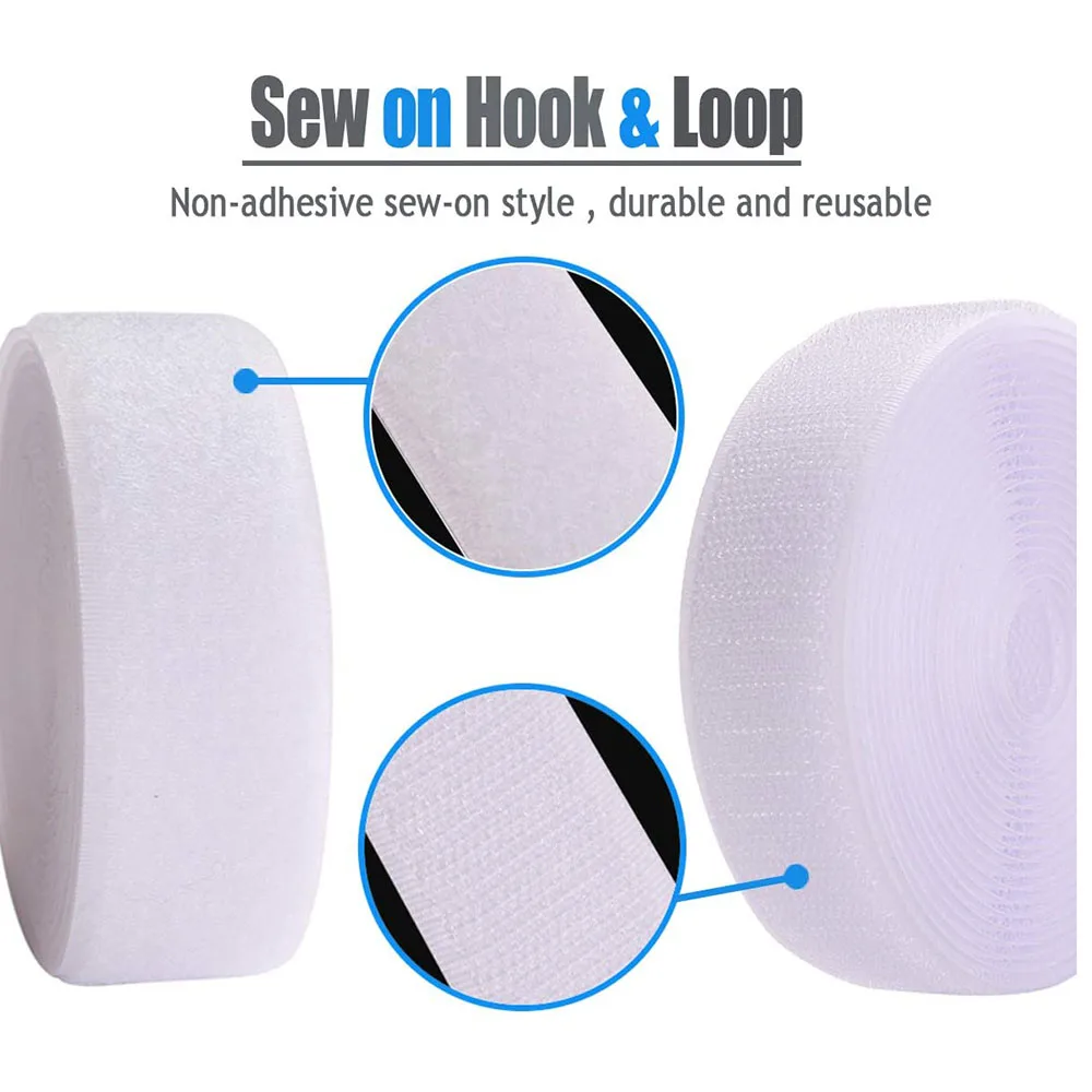 5Meter Sew on Hook And Loop Ta - Velcro Sew On reseña y precio