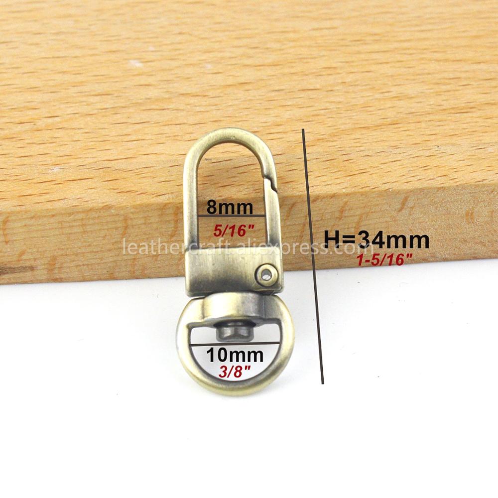 1 Piece Metal Carabiner Swivel - Hook Eye Fastener reseña y precio