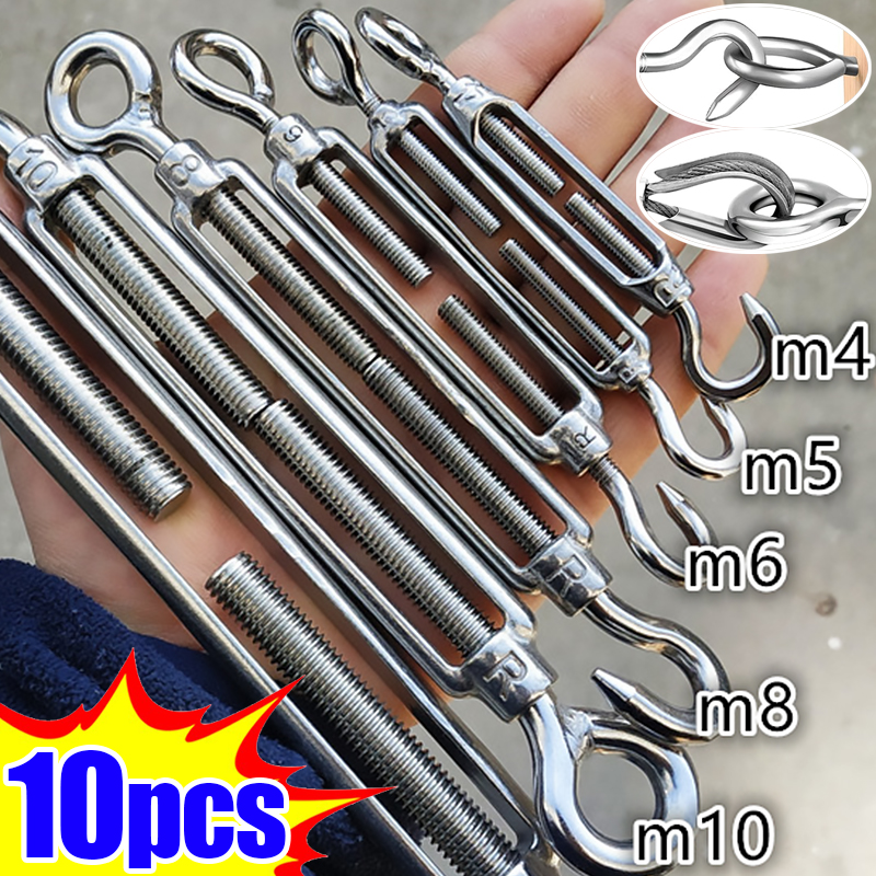 10/1pcs Stainless Steel Hook a - Hook Eye Fastener reseña y precio