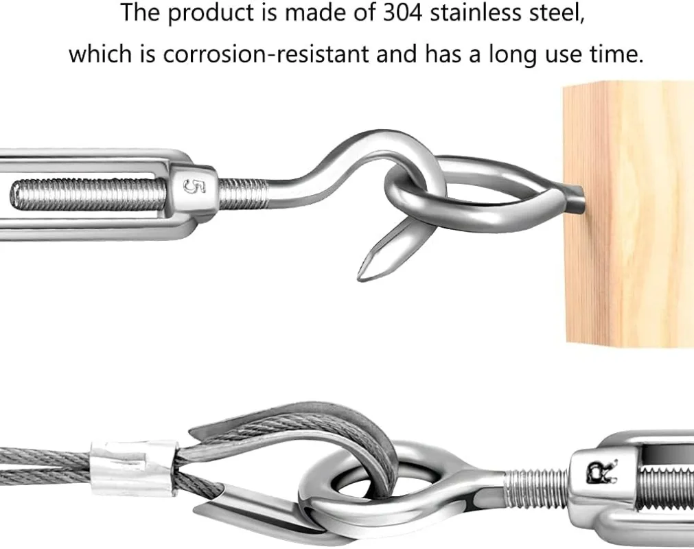 10/1pcs Stainless Steel Hook a - Hook Eye Fastener reseña y precio