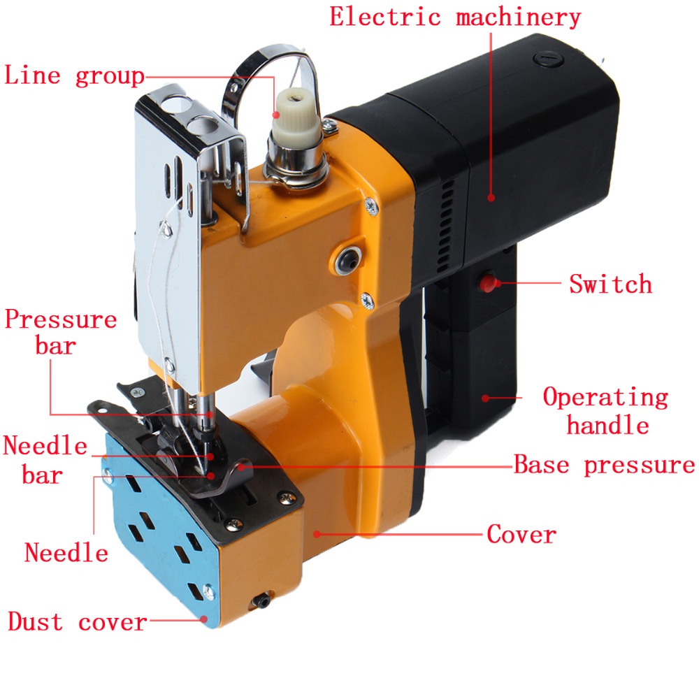 Electric Woven Bag Closing Mac - Textiles Sewing Machine reseña y precio