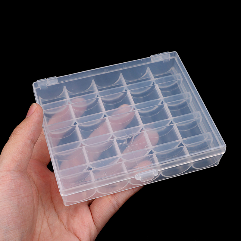 New 36 Slots Bobbins Box Stora - Bobbin Organizer Box reseña y precio