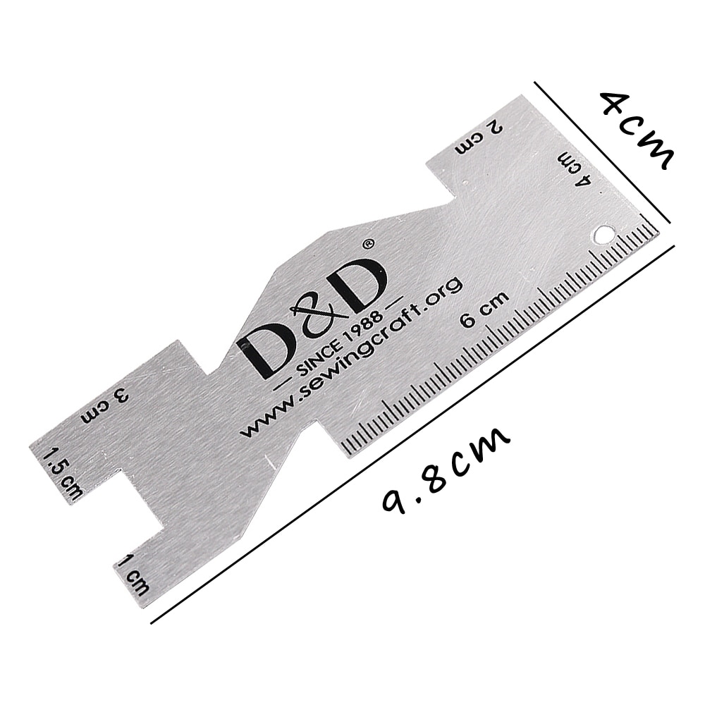 Metal Measuring Gauge Quilting - Seam Gauge Metal reseña y precio