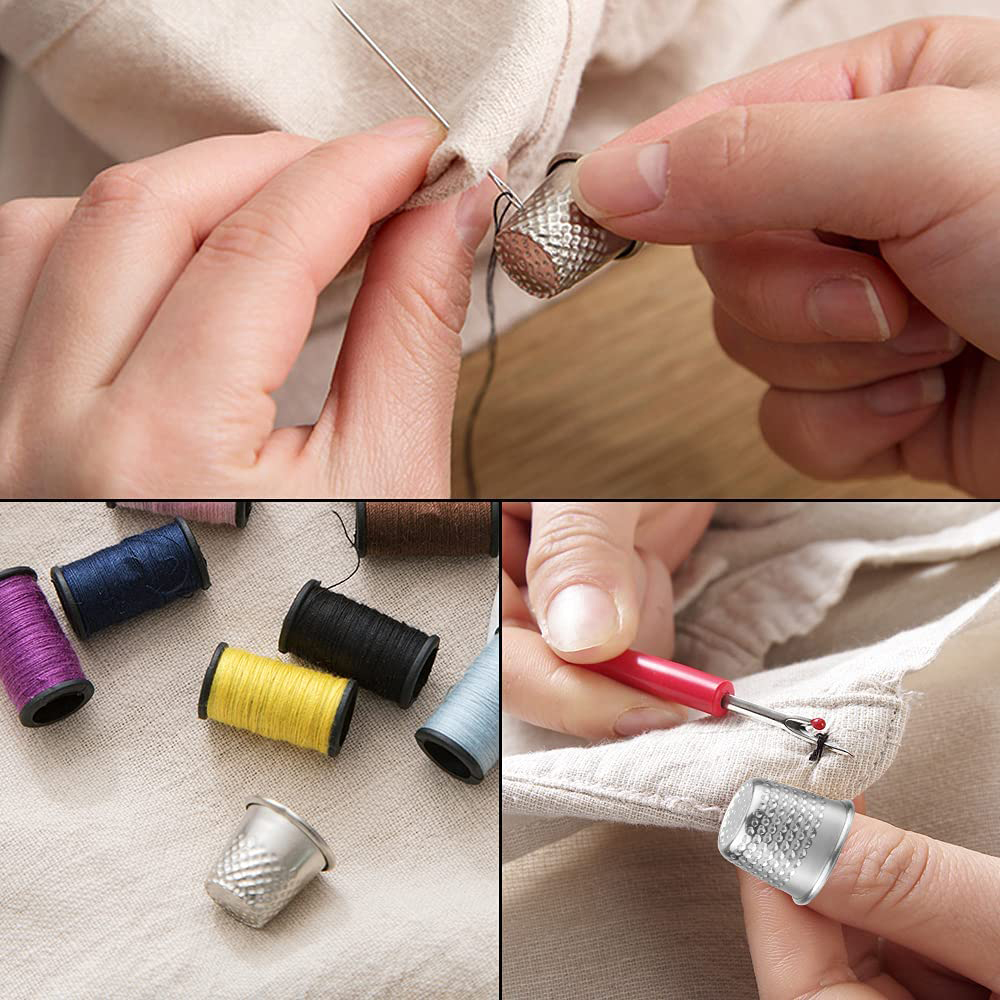 10/30Pcs Metal Sewing Thimble  - Sewing Thimble Metal reseña y precio
