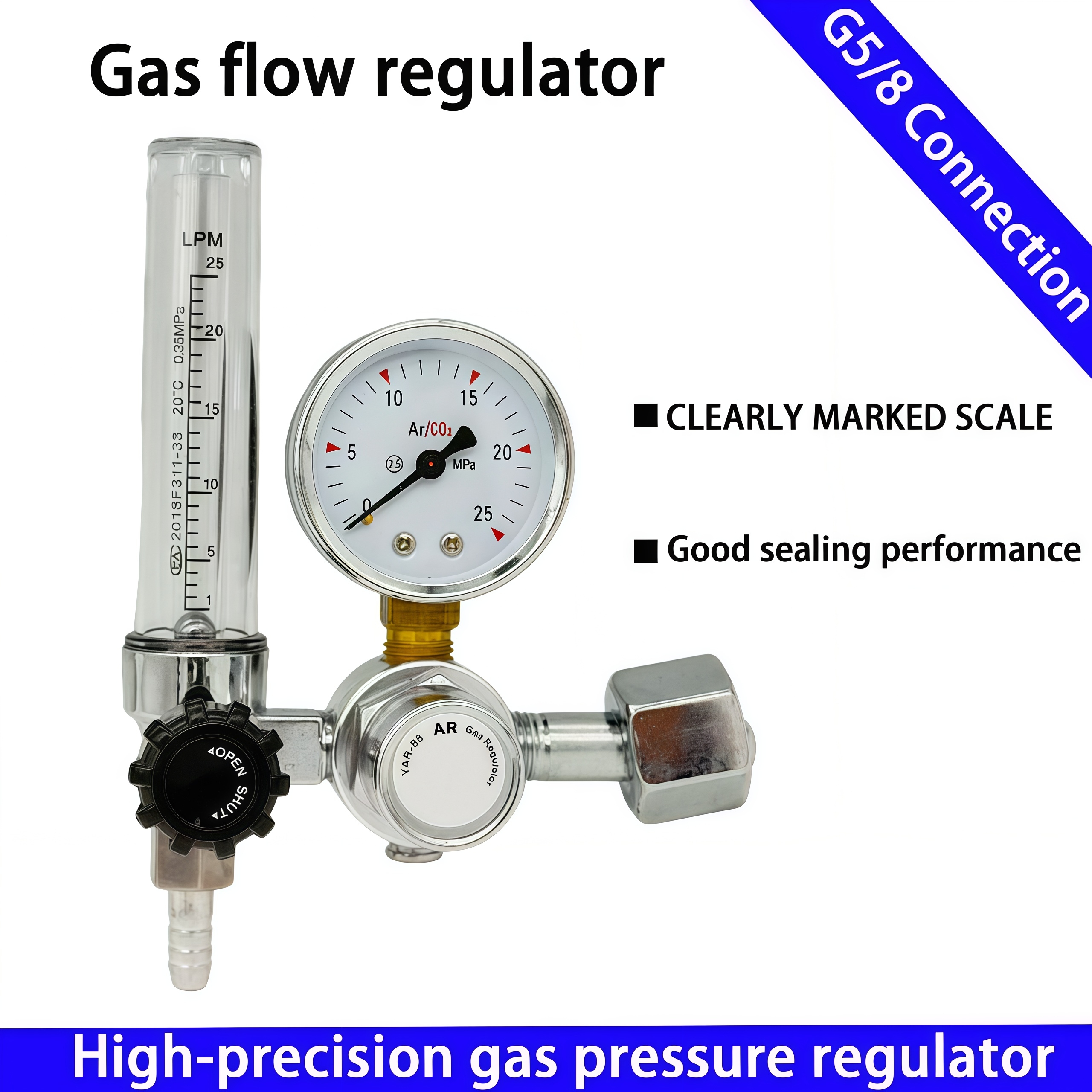 2025 NEW 0-25Mpa Argon Regulat - Seam Gauge Metal reseña y precio