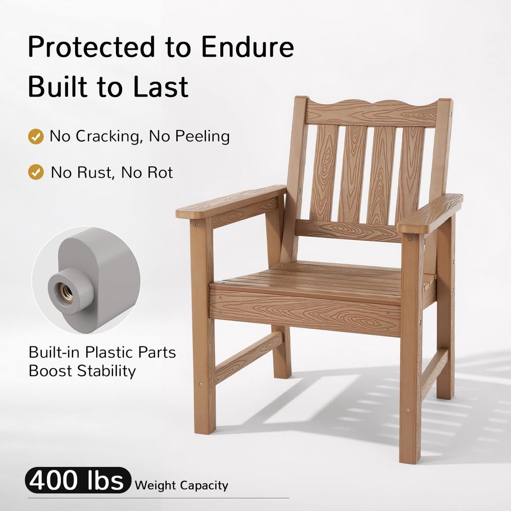 AllWeather Patio Chairs Set of - Fabric Weight Set reseña y precio