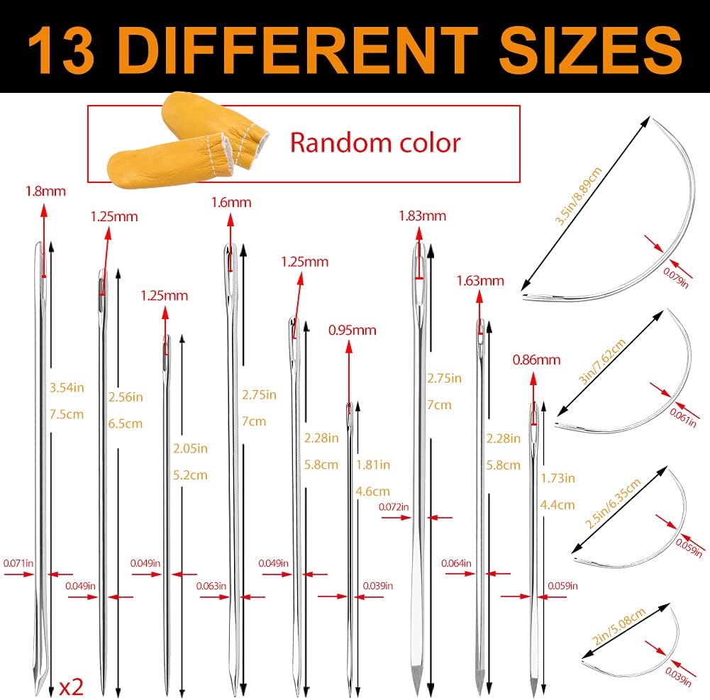 IMAZY Heavy Duty Leather Hand  - Textile Sewing Kit reseña y precio