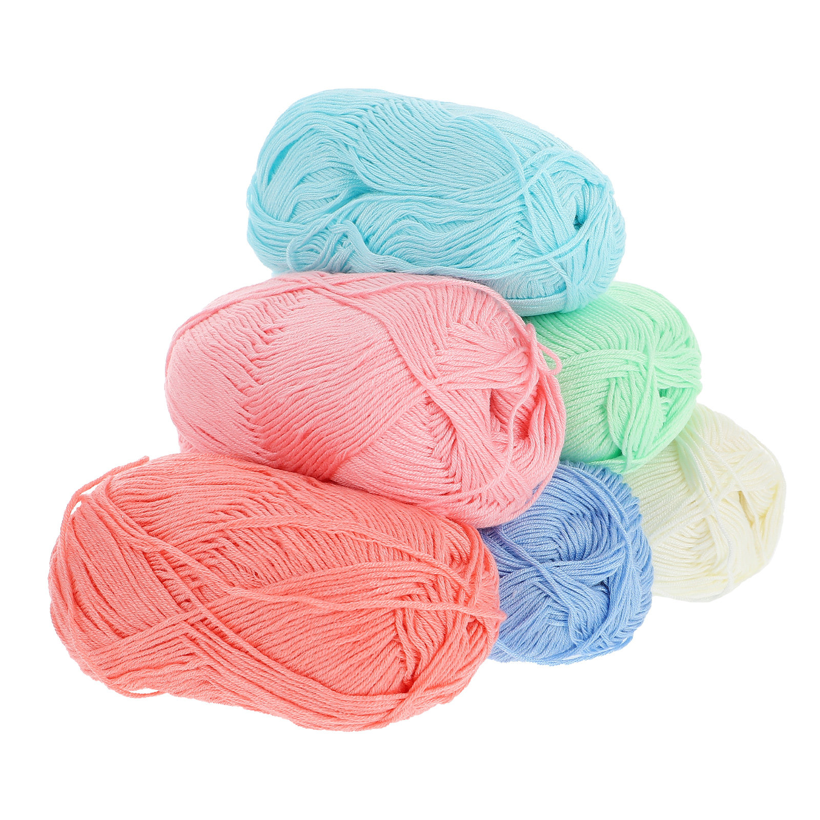 6 Rolls Crochet Yarn Lace Thre - Sewing Roll reseña y precio