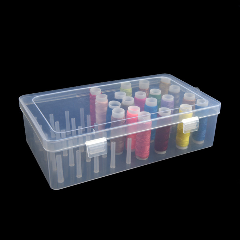New Sewing Thread Box 42 Piece - Bobbin Organizer Box reseña y precio