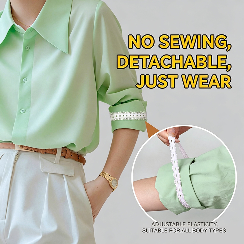 2/4Pcs Adjustable Lace Sleeve  - Sewing Roll reseña y precio