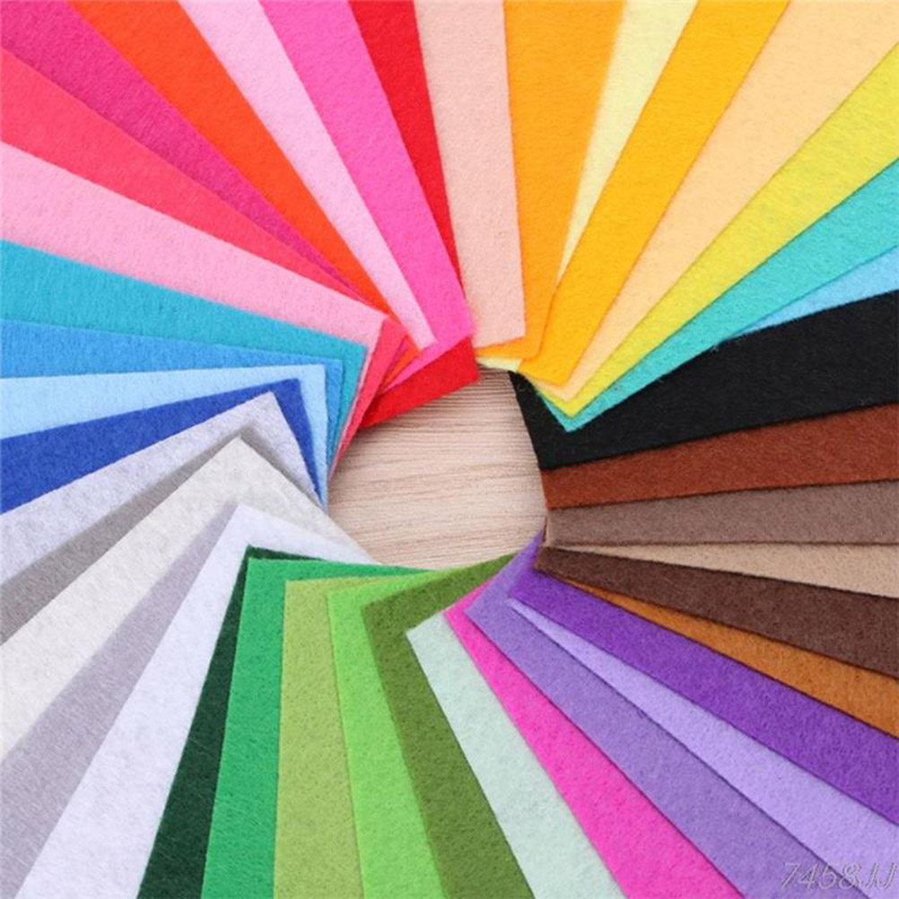 40Pcs Colorful Nonwoven Fabric - Sewing Textile Art reseña y precio
