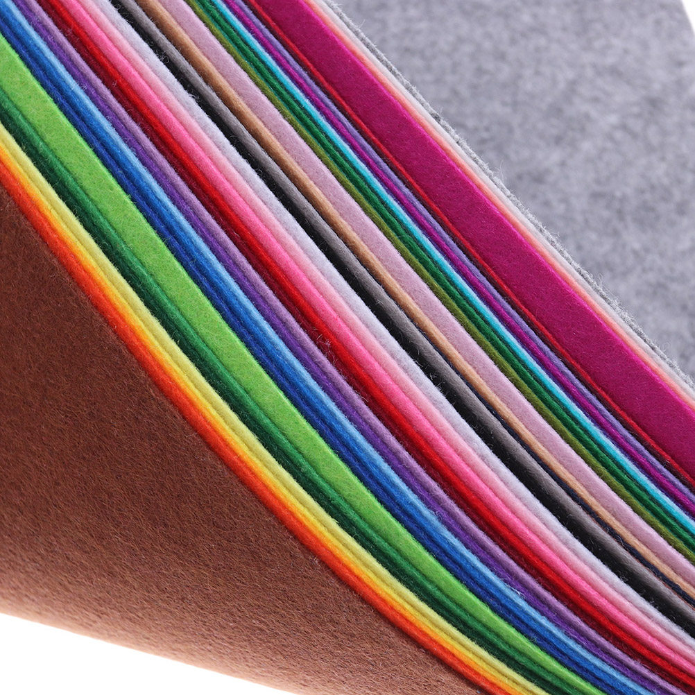 40Pcs Colorful Nonwoven Fabric - Sewing Textile Art reseña y precio