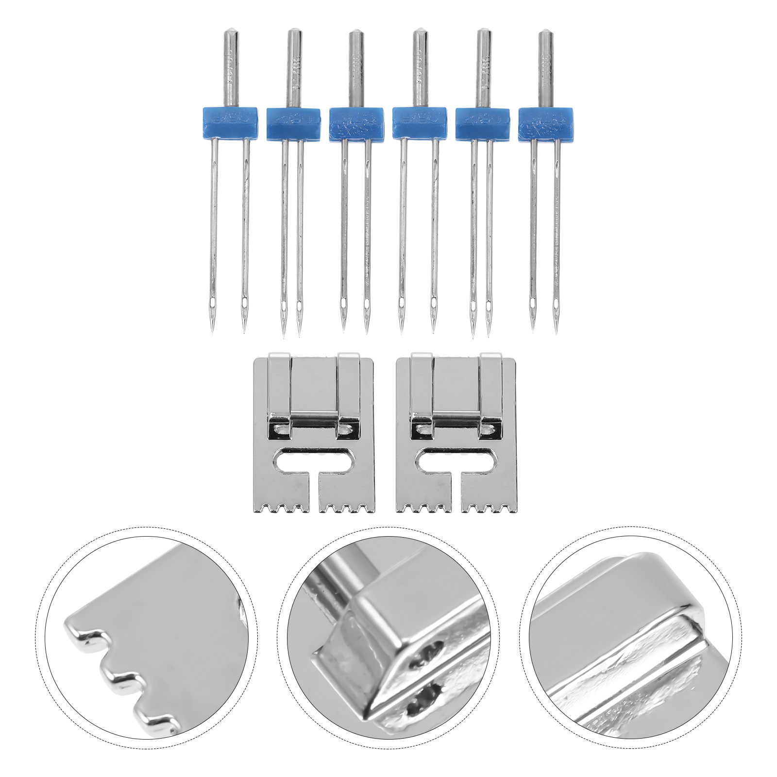 2Sets Universal Twin Needles f - Sewing Machine Needle reseña y precio