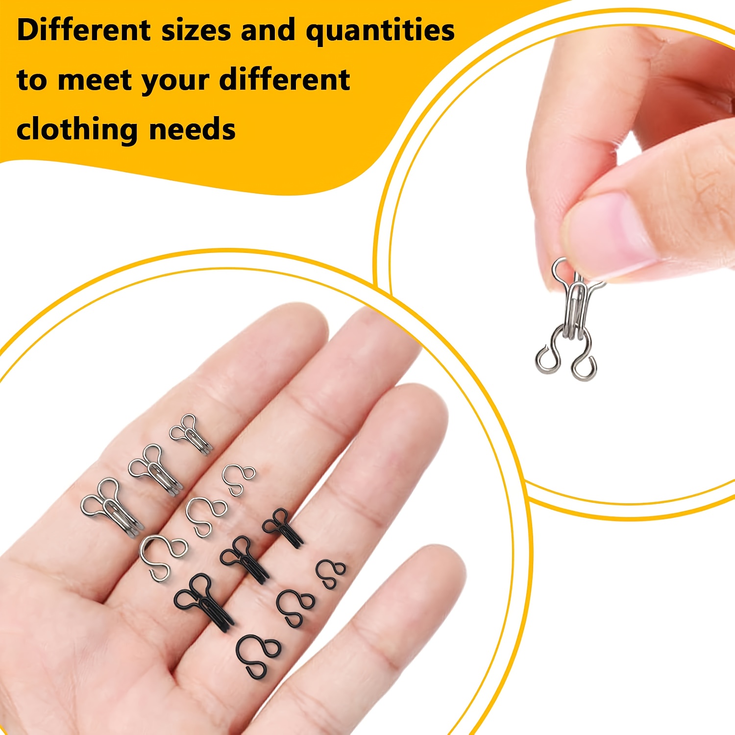 Invisible Collar Hooks and Eye - Hook Eye Fastener reseña y precio