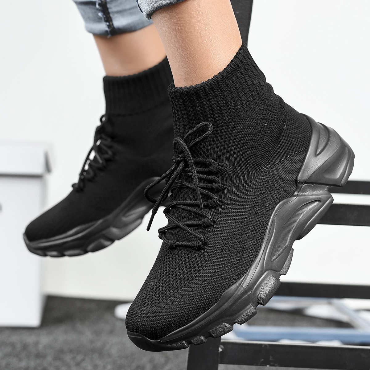 Laced Key Height Women's Boot  - Sewing Knit reseña y precio