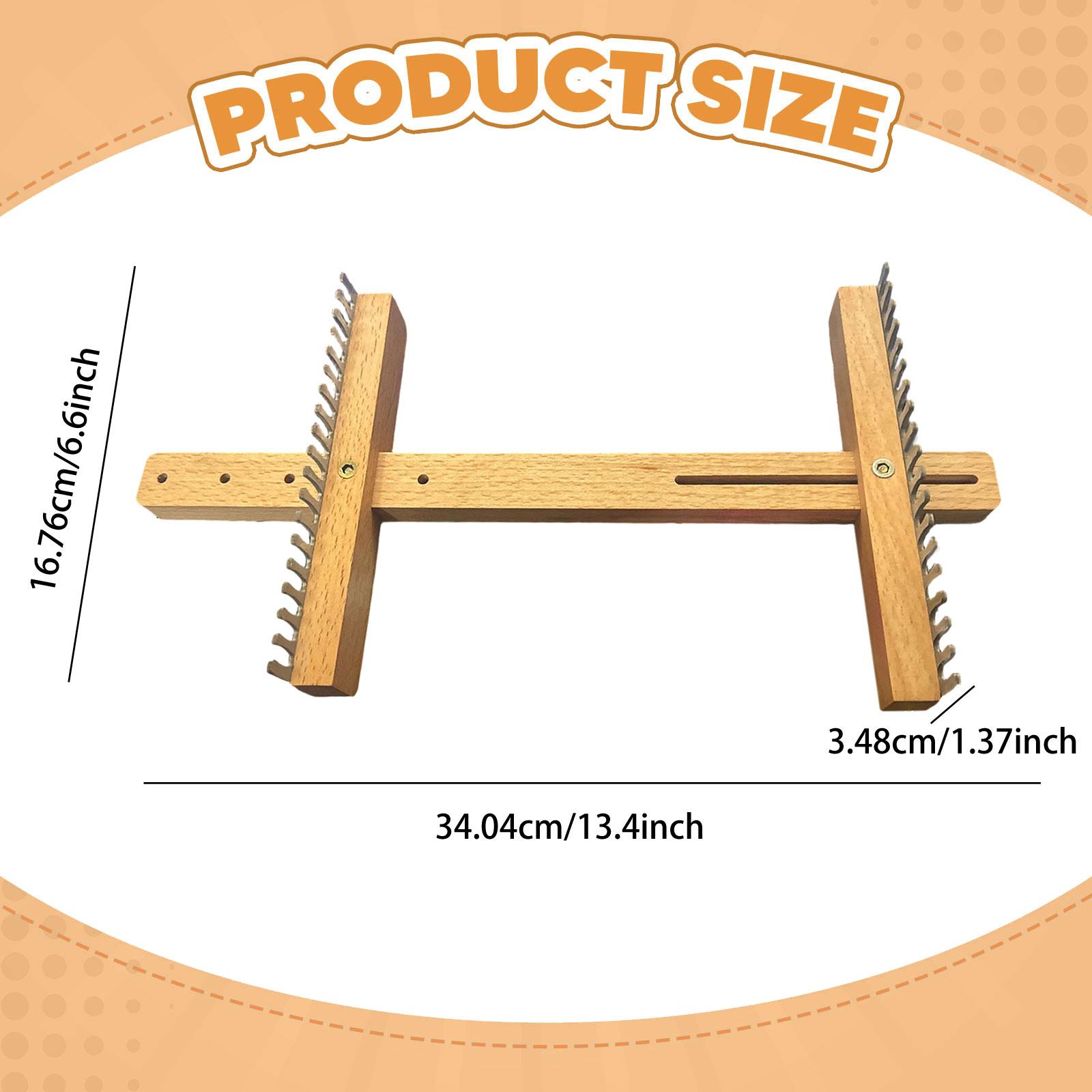 Adjustable Wooden Loom Weaving - Sewing Textiles reseña y precio