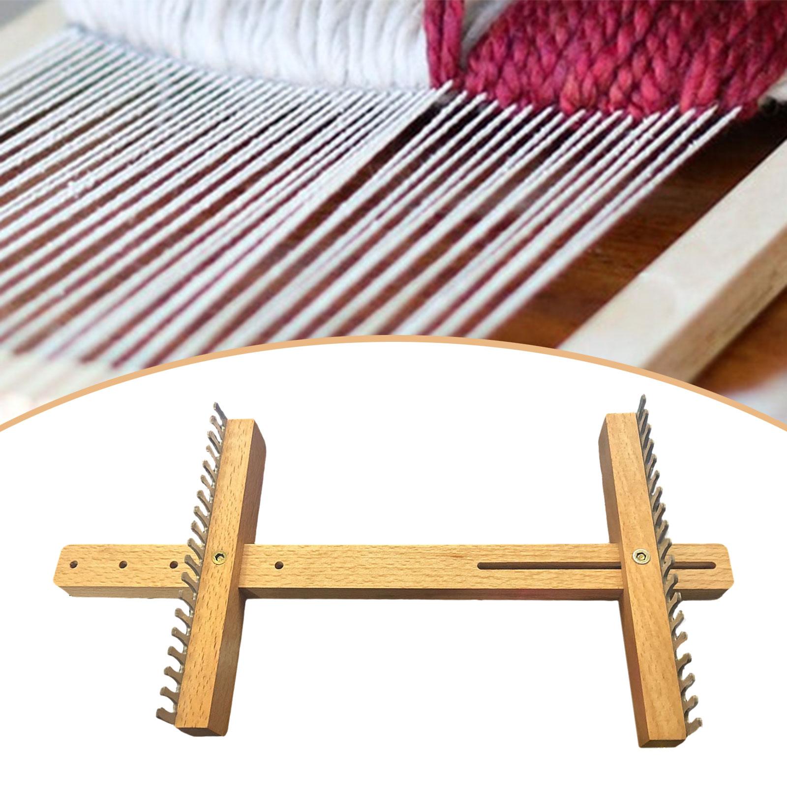 Adjustable Wooden Loom Weaving - Sewing Textiles reseña y precio