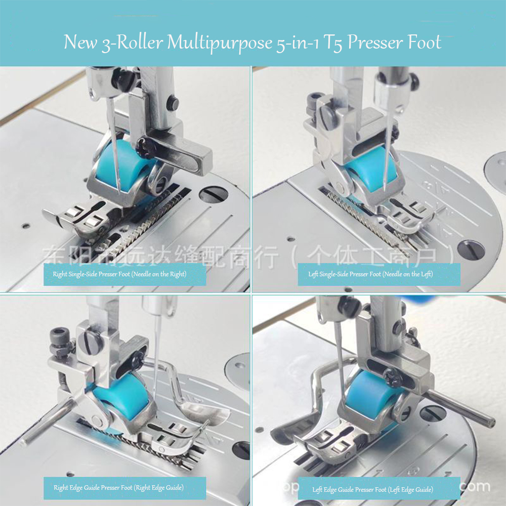 T5 3-Roller Left-Right Edge Gu - Sewing Roll reseña y precio
