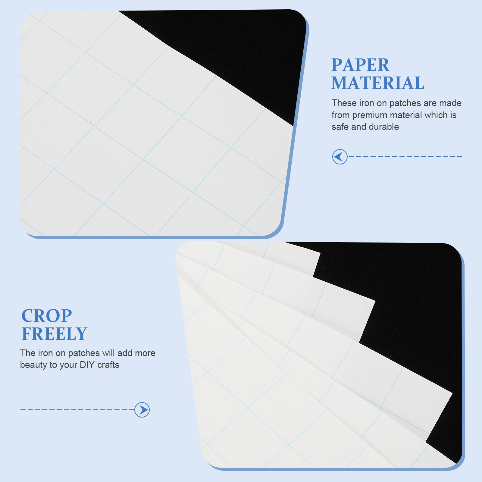 5pcs Heat Transfer Paper Print - Iron On Patch reseña y precio