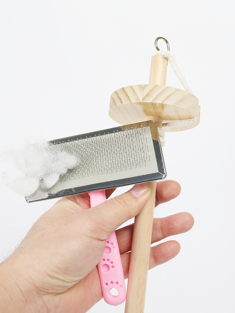 Wooden Spinning Mallet DIY Yar - Sewing Textiles reseña y precio