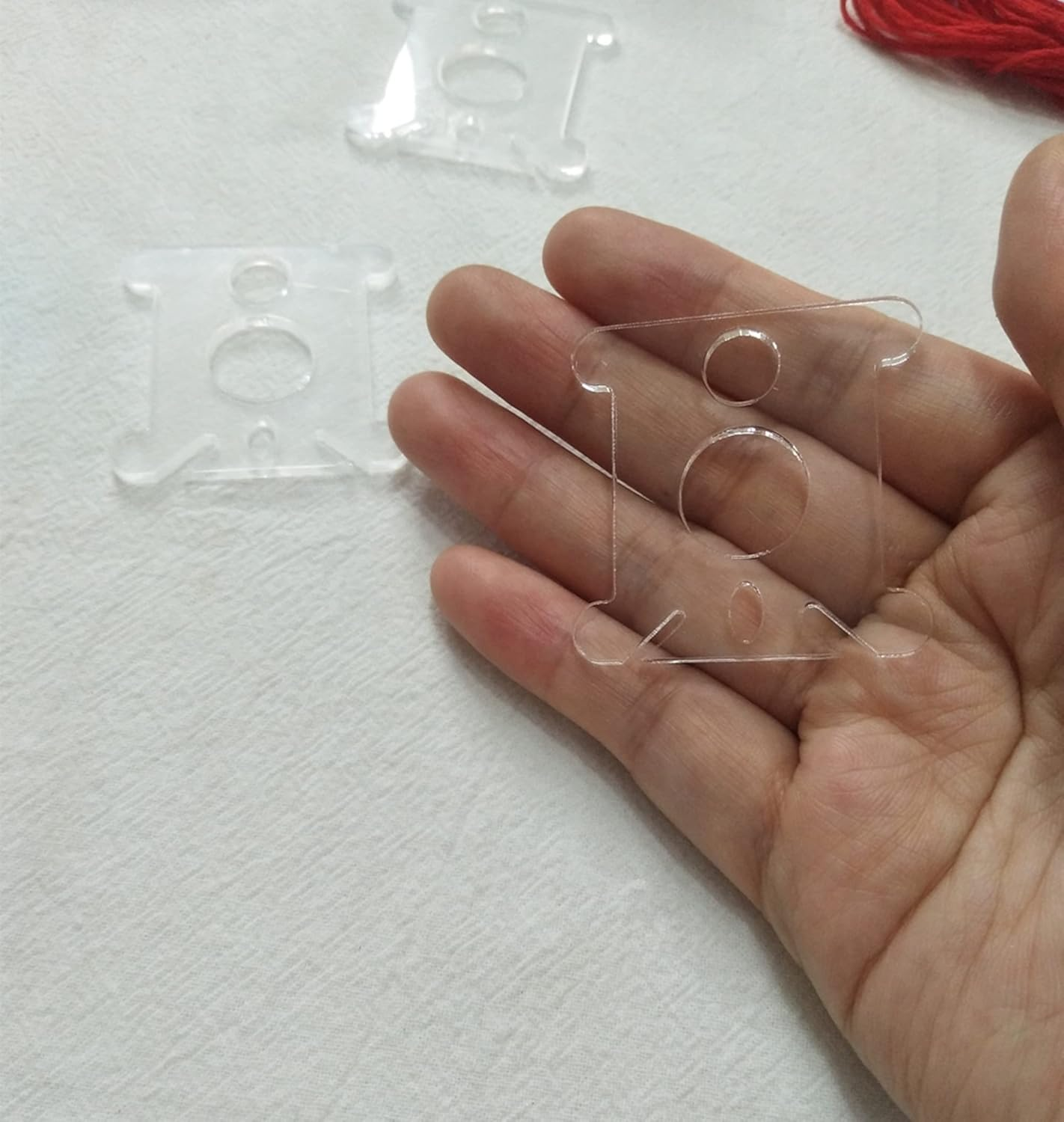 Clear Acrylic Bobbin Drops for - Bobbin Organizer Box reseña y precio