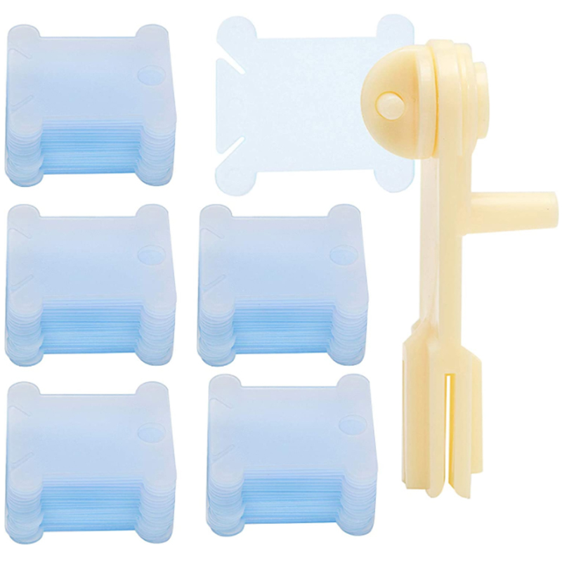 1/50/100/500pc Plastic Cross S - Bobbin Organizer Box reseña y precio