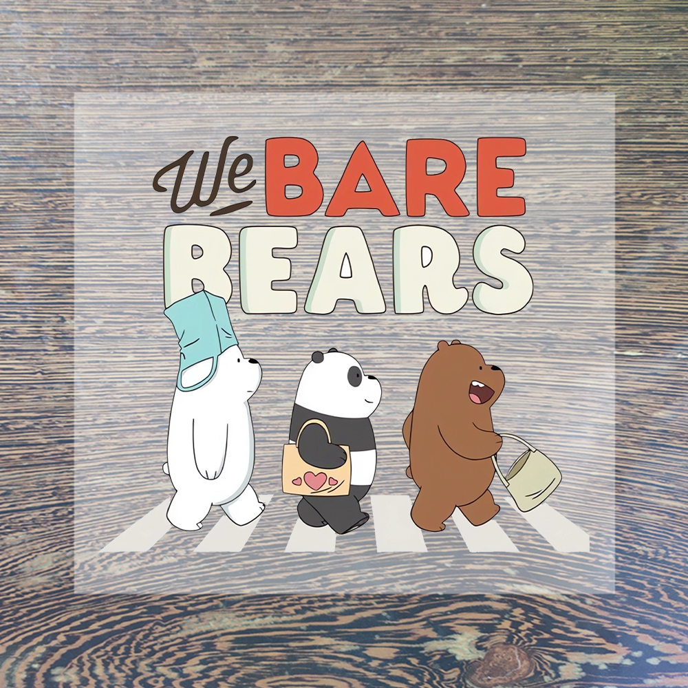 We Bare Bears Iron on Patches  - Iron On Patch reseña y precio