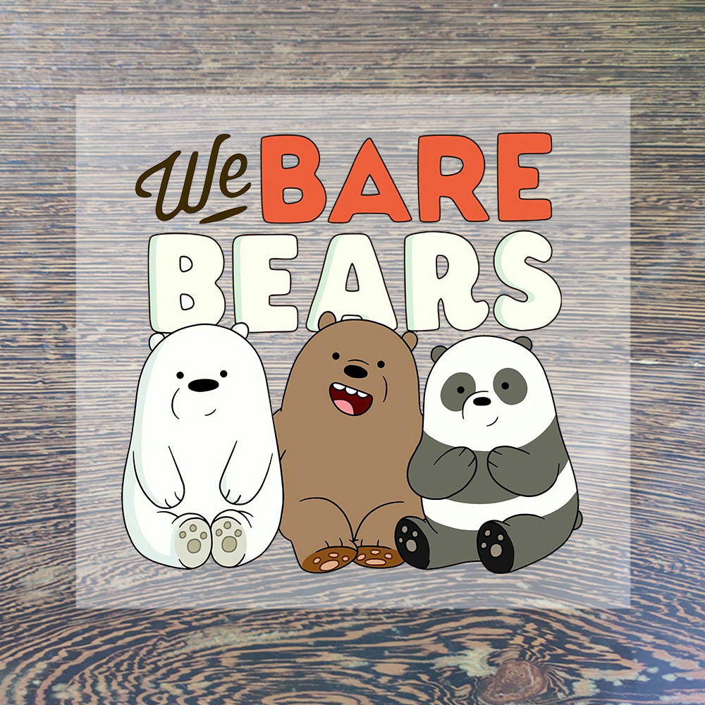 We Bare Bears Iron on Patches  - Iron On Patch reseña y precio