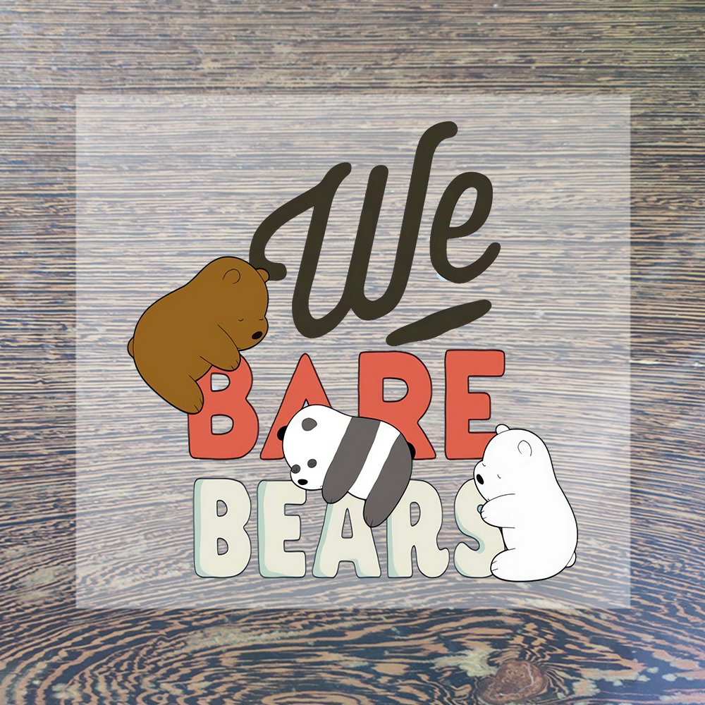 We Bare Bears Iron on Patches  - Iron On Patch reseña y precio