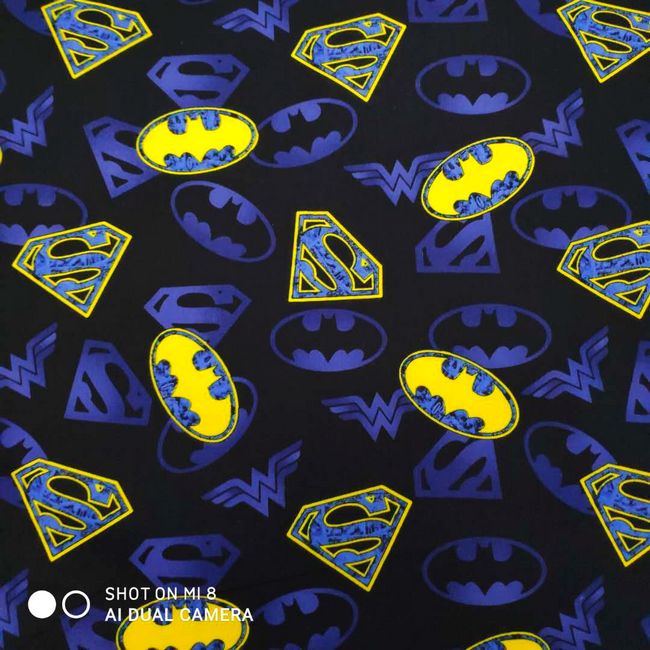 140cm Width Cartoon Batman Log - Sewing Textiles reseña y precio