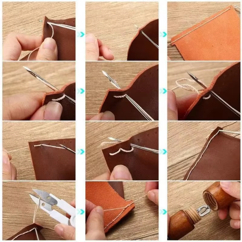 1 Set Leather Sewing Stitching - Textile Sewing Kit reseña y precio