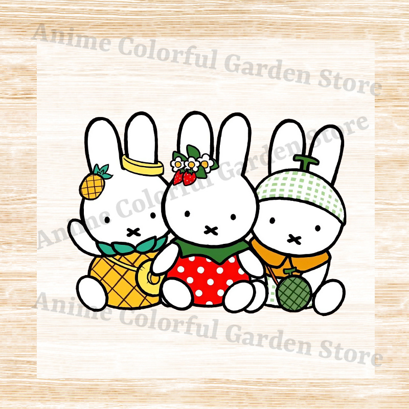 Miffys Transfer Stickers Anime - Iron On Patch reseña y precio