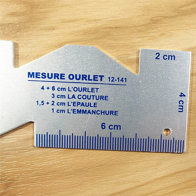 Precision Seam Measuring Gauge - Seam Gauge Metal reseña y precio