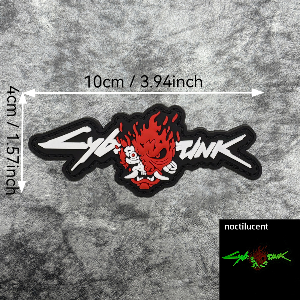 A Cyberpunk Pattern Pvc Patch, - Velcro Sew On reseña y precio