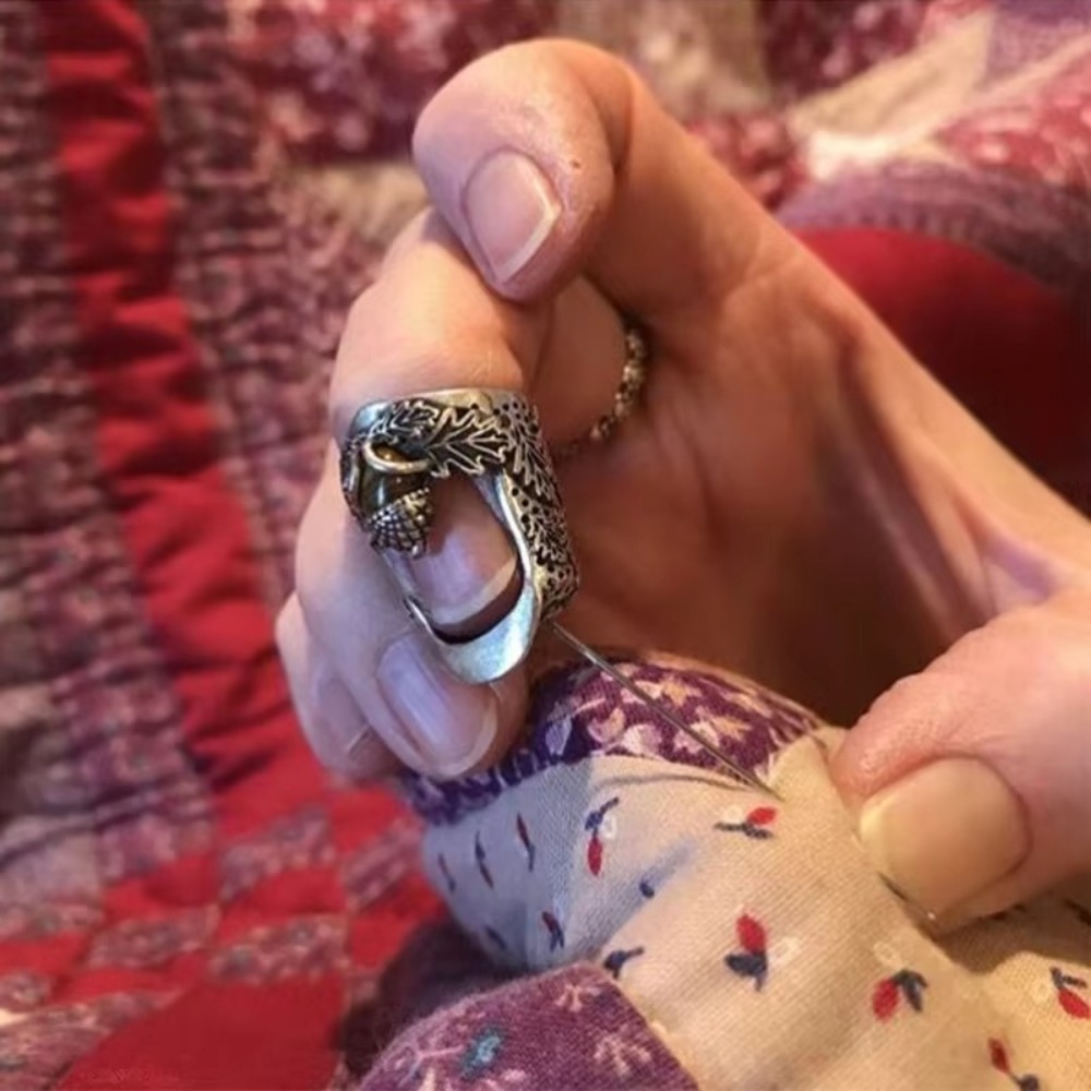 Metal Open Nail Acorn Thimble  - Sewing Thimble Metal reseña y precio