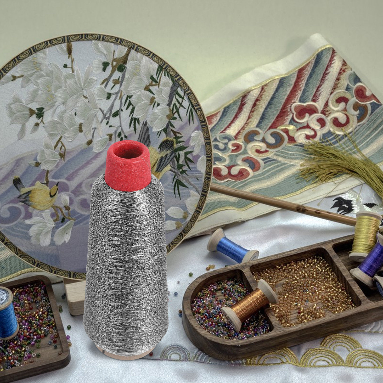 Professional Silver Embroidery - Sewing Roll reseña y precio