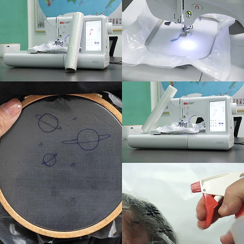 Water Soluble Embroidery Toppi - Textiles Sewing Machine reseña y precio