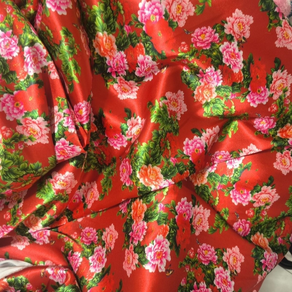 Satin Fabric Cloth without Ove - Sewing Textiles reseña y precio