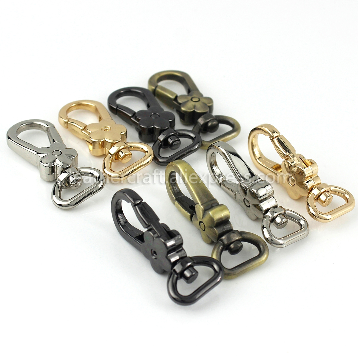 1x Metal Flower Shape Swivel E - Hook Eye Fastener reseña y precio