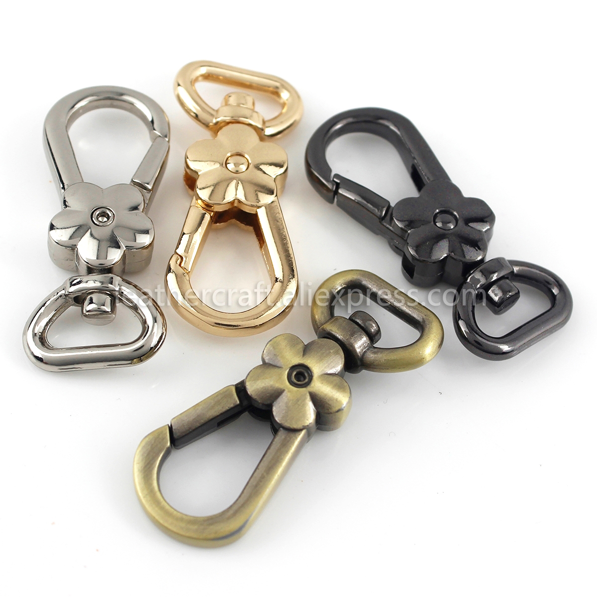 1x Metal Flower Shape Swivel E - Hook Eye Fastener reseña y precio