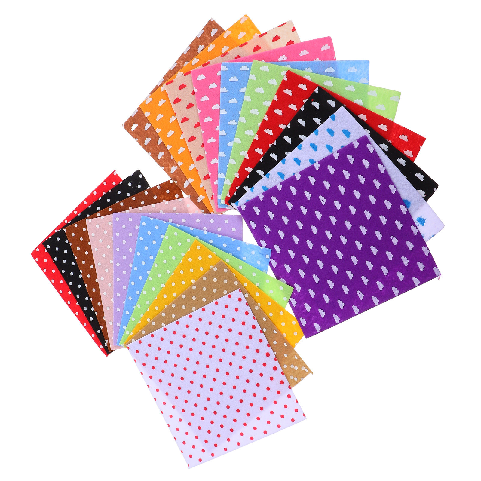 20Pcs Nonwoven Fabric Craft Ma - Sewing Textile Art reseña y precio