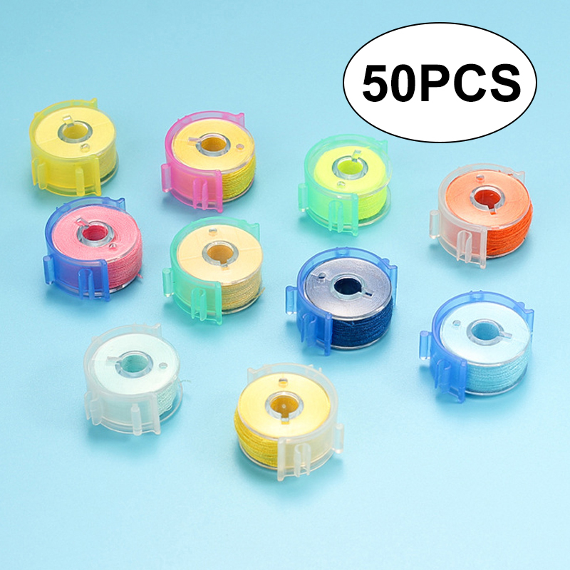 50pcs Spool Clip Bobbin Clip W - Bobbin Organizer Box reseña y precio