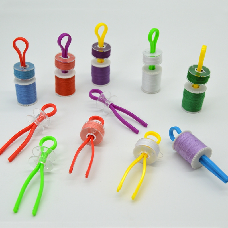 10/30/50Pcs Colorful Plastic S - Bobbin Organizer Box reseña y precio