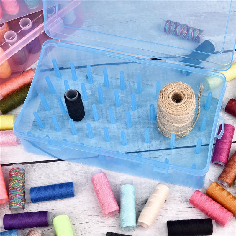 New 42 Axis Sewing Thread Stor - Bobbin Organizer Box reseña y precio