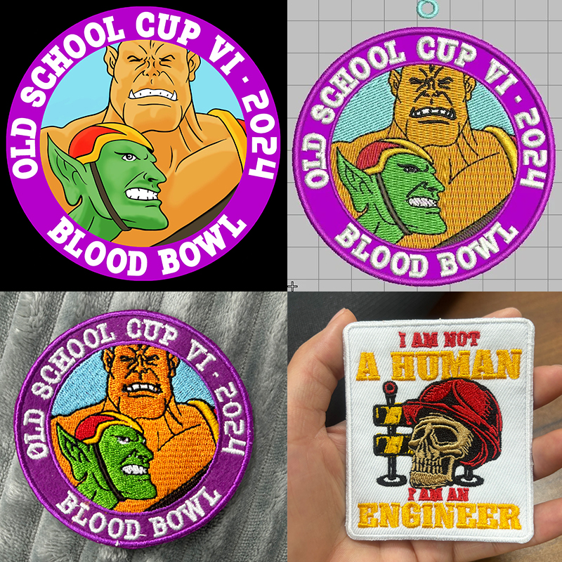 Custom Embroidered Patches for - Velcro Sew On reseña y precio